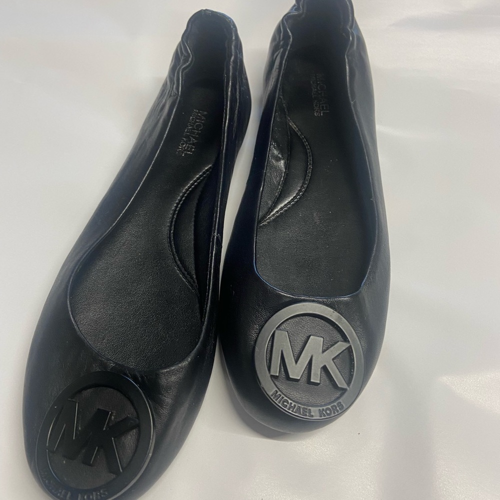 Michael Kors Black Ballet Flats